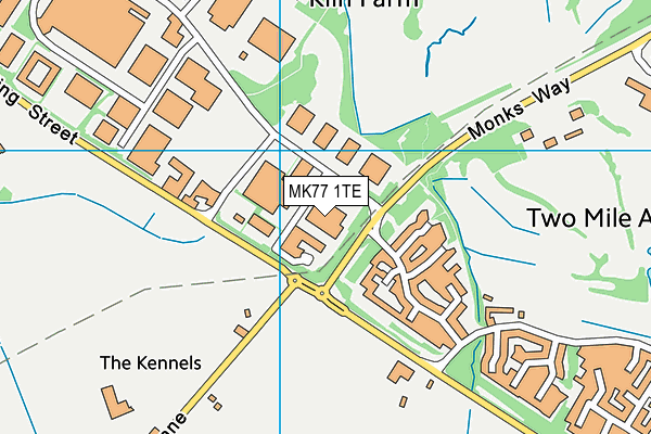 MK77 1TE map - OS VectorMap District (Ordnance Survey) MK77 1TE map - OS VectorMap District (Ordnance Survey)