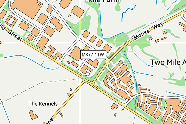 MK77 1TW map - OS VectorMap District (Ordnance Survey) MK77 1TW map - OS VectorMap District (Ordnance Survey)