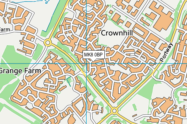 MK8 0BP map - OS VectorMap District (Ordnance Survey) MK8 0BP map - OS VectorMap District (Ordnance Survey)