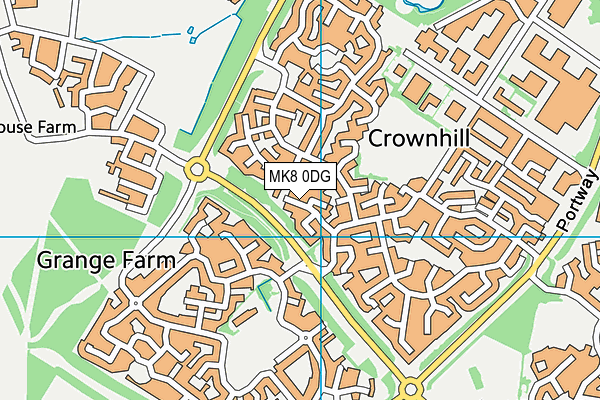 MK8 0DG map - OS VectorMap District (Ordnance Survey) MK8 0DG map - OS VectorMap District (Ordnance Survey)