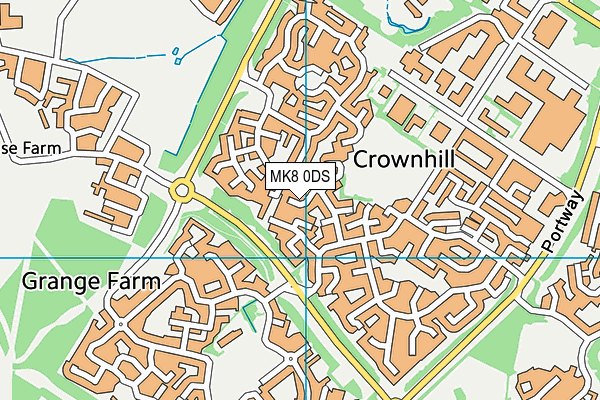 MK8 0DS map - OS VectorMap District (Ordnance Survey) MK8 0DS map - OS VectorMap District (Ordnance Survey)