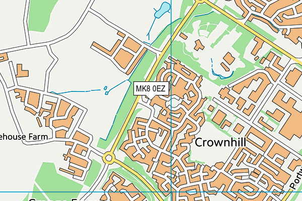 MK8 0EZ map - OS VectorMap District (Ordnance Survey) MK8 0EZ map - OS VectorMap District (Ordnance Survey)