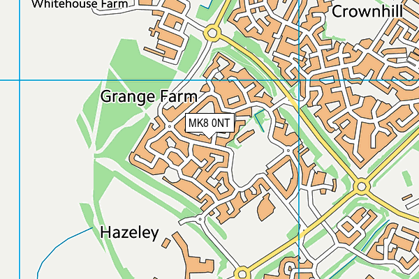 MK8 0NT map - OS VectorMap District (Ordnance Survey) MK8 0NT map - OS VectorMap District (Ordnance Survey)