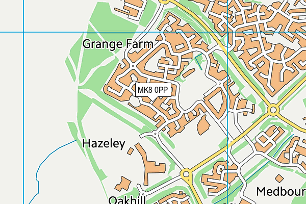 MK8 0PP map - OS VectorMap District (Ordnance Survey) MK8 0PP map - OS VectorMap District (Ordnance Survey)