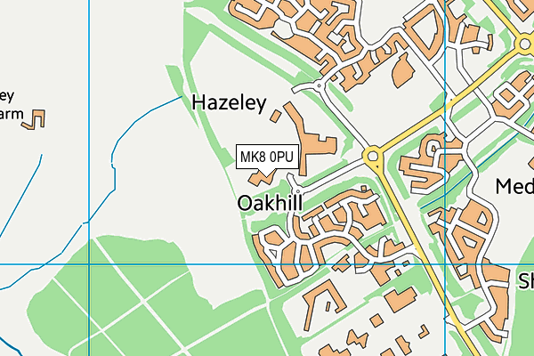 MK8 0PU map - OS VectorMap District (Ordnance Survey) MK8 0PU map - OS VectorMap District (Ordnance Survey)