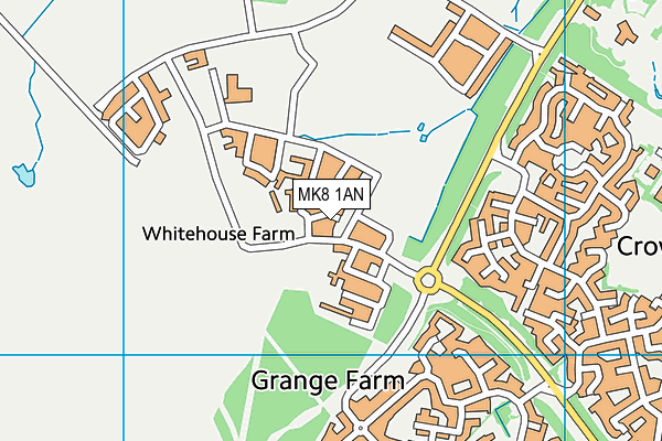 MK8 1AN map - OS VectorMap District (Ordnance Survey) MK8 1AN map - OS VectorMap District (Ordnance Survey)