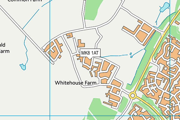 MK8 1AT map - OS VectorMap District (Ordnance Survey) MK8 1AT map - OS VectorMap District (Ordnance Survey)