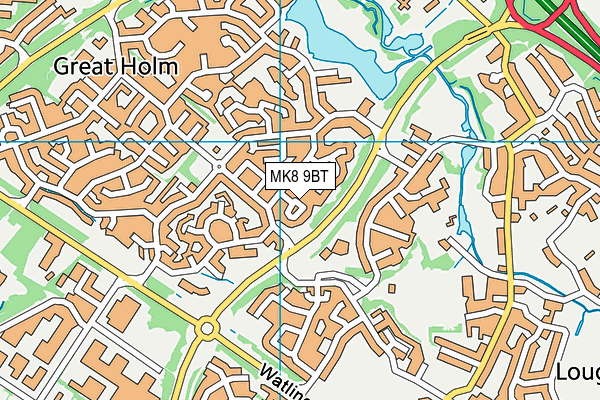 MK8 9BT map - OS VectorMap District (Ordnance Survey) MK8 9BT map - OS VectorMap District (Ordnance Survey)