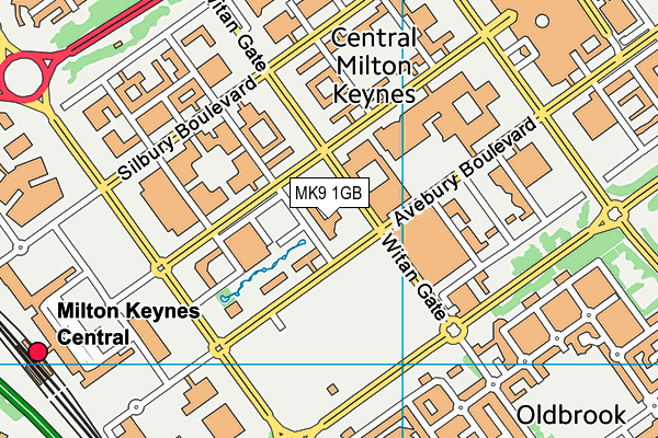 MK9 1GB map - OS VectorMap District (Ordnance Survey) MK9 1GB map - OS VectorMap District (Ordnance Survey)