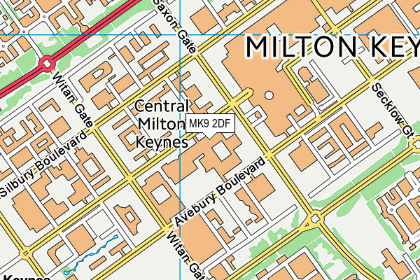 MK9 2DF map - OS VectorMap District (Ordnance Survey) MK9 2DF map - OS VectorMap District (Ordnance Survey)