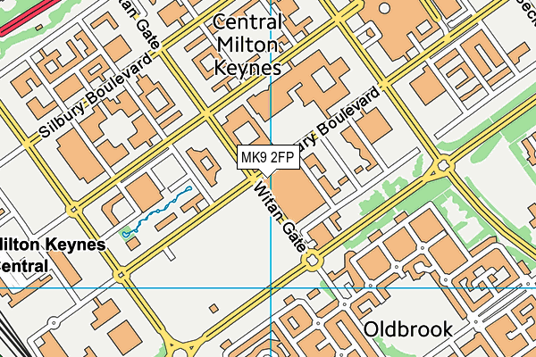 MK9 2FP map - OS VectorMap District (Ordnance Survey) MK9 2FP map - OS VectorMap District (Ordnance Survey)