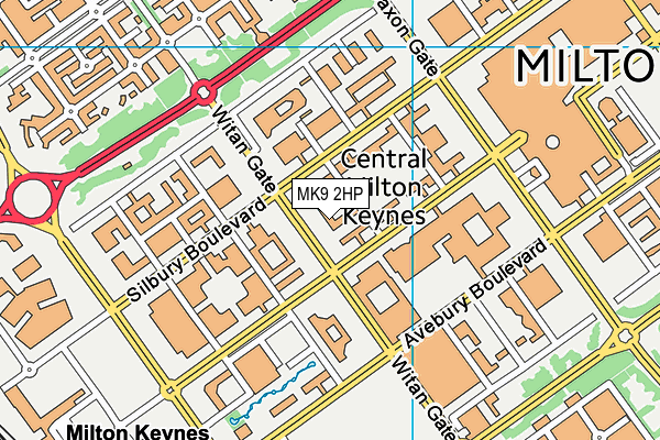 MK9 2HP map - OS VectorMap District (Ordnance Survey) MK9 2HP map - OS VectorMap District (Ordnance Survey)