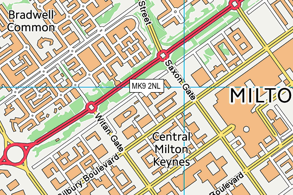 MK9 2NL map - OS VectorMap District (Ordnance Survey) MK9 2NL map - OS VectorMap District (Ordnance Survey)