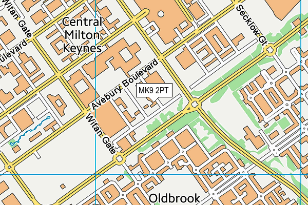 MK9 2PT map - OS VectorMap District (Ordnance Survey) MK9 2PT map - OS VectorMap District (Ordnance Survey)