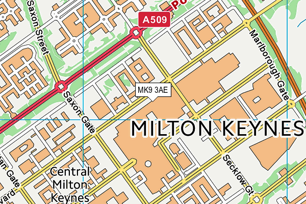 MK9 3AE map - OS VectorMap District (Ordnance Survey) MK9 3AE map - OS VectorMap District (Ordnance Survey)