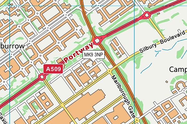 MK9 3NP map - OS VectorMap District (Ordnance Survey) MK9 3NP map - OS VectorMap District (Ordnance Survey)