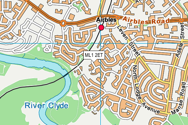 ML1 2ET map - OS VectorMap District (Ordnance Survey)