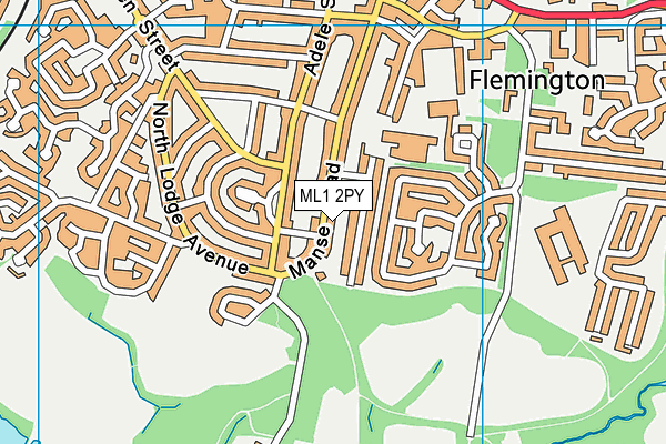 ML1 2PY map - OS VectorMap District (Ordnance Survey) ML1 2PY map - OS VectorMap District (Ordnance Survey)