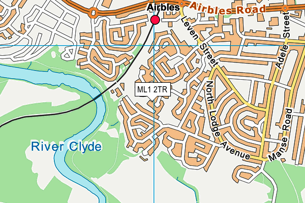 ML1 2TR map - OS VectorMap District (Ordnance Survey) ML1 2TR map - OS VectorMap District (Ordnance Survey)