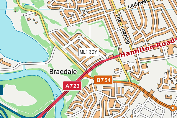 ML1 3DY map - OS VectorMap District (Ordnance Survey) ML1 3DY map - OS VectorMap District (Ordnance Survey)