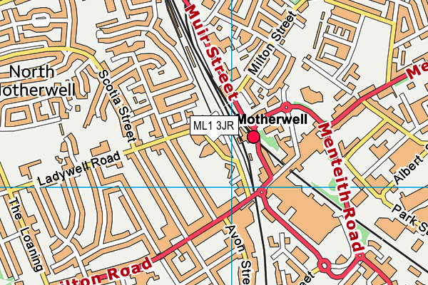 ML1 3JR map - OS VectorMap District (Ordnance Survey) ML1 3JR map - OS VectorMap District (Ordnance Survey)