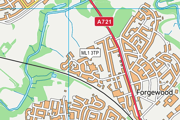 ML1 3TP map - OS VectorMap District (Ordnance Survey) ML1 3TP map - OS VectorMap District (Ordnance Survey)
