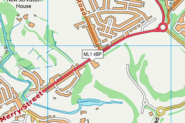 ML1 4BP map - OS VectorMap District (Ordnance Survey) ML1 4BP map - OS VectorMap District (Ordnance Survey)