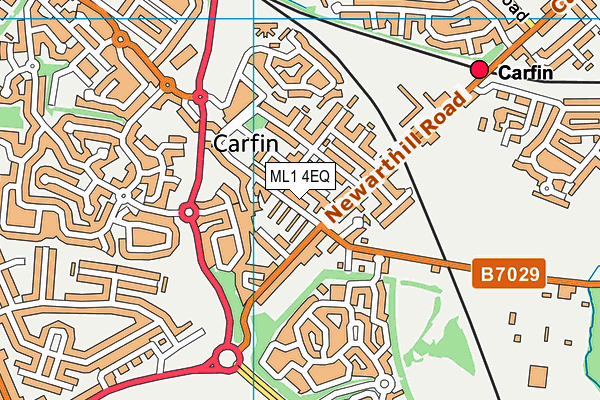 ML1 4EQ map - OS VectorMap District (Ordnance Survey) ML1 4EQ map - OS VectorMap District (Ordnance Survey)