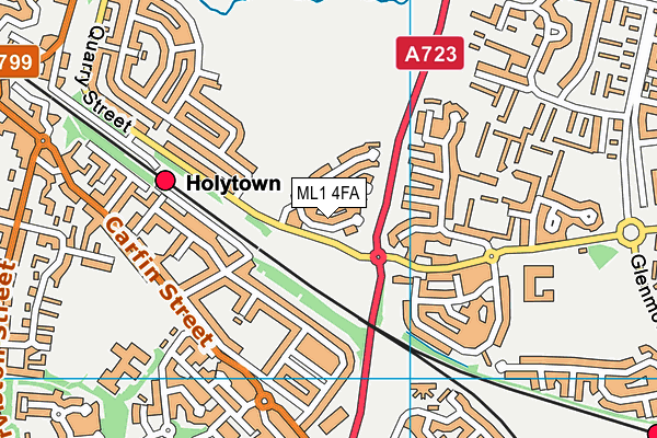ML1 4FA map - OS VectorMap District (Ordnance Survey)