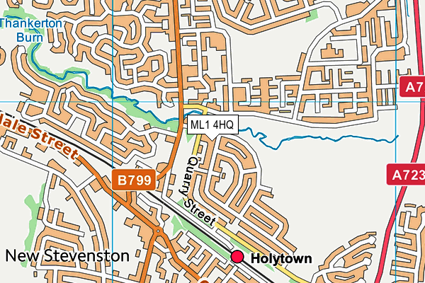 ML1 4HQ map - OS VectorMap District (Ordnance Survey) ML1 4HQ map - OS VectorMap District (Ordnance Survey)