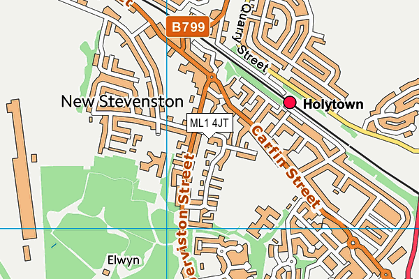 ML1 4JT map - OS VectorMap District (Ordnance Survey) ML1 4JT map - OS VectorMap District (Ordnance Survey)