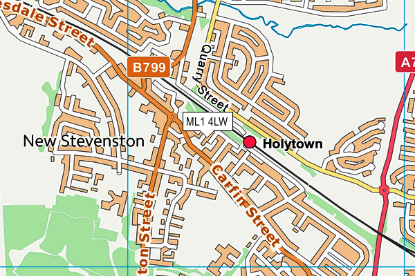 ML1 4LW map - OS VectorMap District (Ordnance Survey) ML1 4LW map - OS VectorMap District (Ordnance Survey)