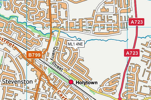 ML1 4NE map - OS VectorMap District (Ordnance Survey) ML1 4NE map - OS VectorMap District (Ordnance Survey)