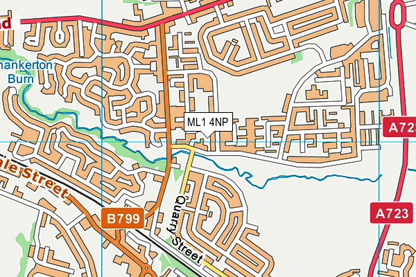 ML1 4NP map - OS VectorMap District (Ordnance Survey) ML1 4NP map - OS VectorMap District (Ordnance Survey)