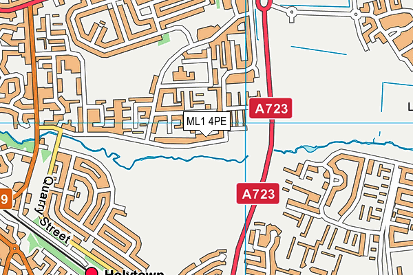 ML1 4PE map - OS VectorMap District (Ordnance Survey) ML1 4PE map - OS VectorMap District (Ordnance Survey)