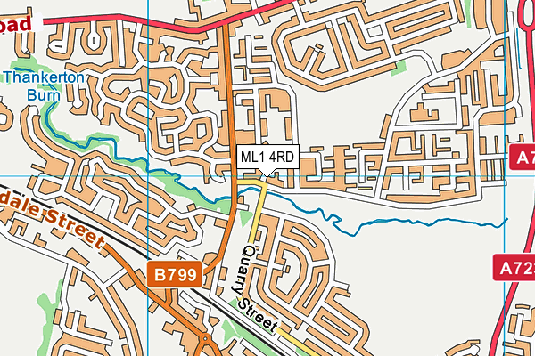 ML1 4RD map - OS VectorMap District (Ordnance Survey) ML1 4RD map - OS VectorMap District (Ordnance Survey)
