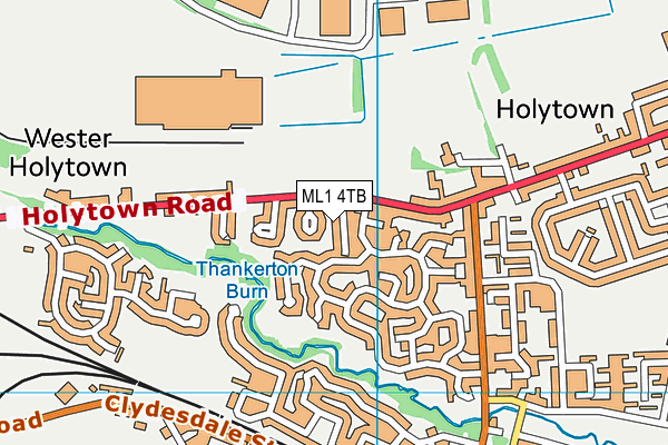 ML1 4TB map - OS VectorMap District (Ordnance Survey)