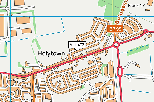 ML1 4TZ map - OS VectorMap District (Ordnance Survey) ML1 4TZ map - OS VectorMap District (Ordnance Survey)