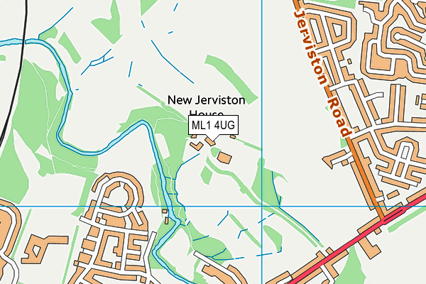 ML1 4UG map - OS VectorMap District (Ordnance Survey)