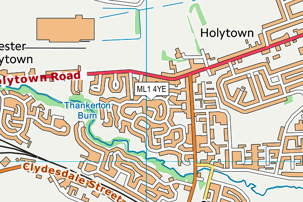 ML1 4YE map - OS VectorMap District (Ordnance Survey)