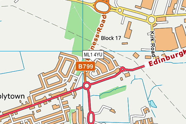 ML1 4YU map - OS VectorMap District (Ordnance Survey) ML1 4YU map - OS VectorMap District (Ordnance Survey)