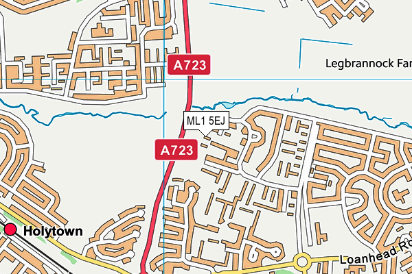 ML1 5EJ map - OS VectorMap District (Ordnance Survey) ML1 5EJ map - OS VectorMap District (Ordnance Survey)