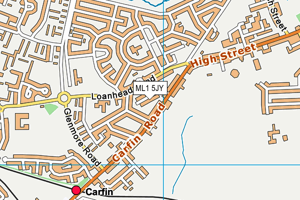 ML1 5JY map - OS VectorMap District (Ordnance Survey) ML1 5JY map - OS VectorMap District (Ordnance Survey)