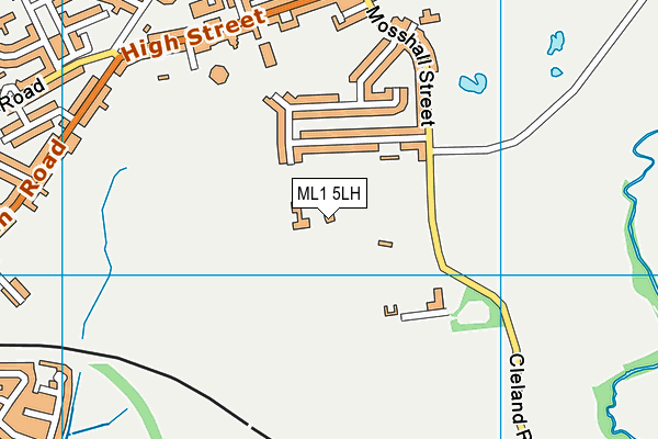 ML1 5LH map - OS VectorMap District (Ordnance Survey) ML1 5LH map - OS VectorMap District (Ordnance Survey)