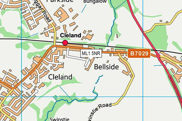 ML1 5NR map - OS VectorMap District (Ordnance Survey) ML1 5NR map - OS VectorMap District (Ordnance Survey)