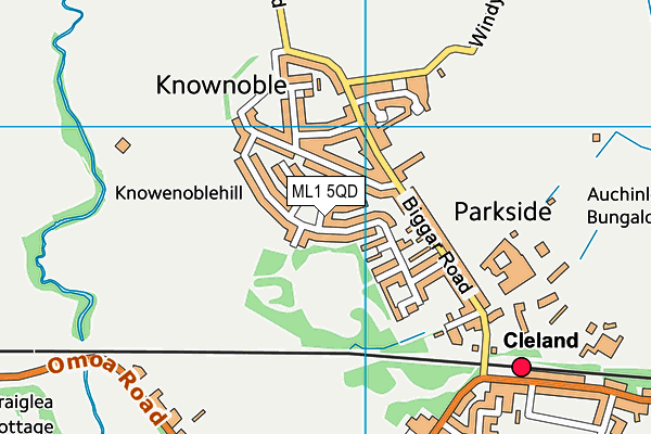 ML1 5QD map - OS VectorMap District (Ordnance Survey) ML1 5QD map - OS VectorMap District (Ordnance Survey)
