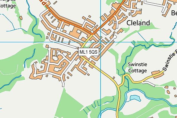 ML1 5QS map - OS VectorMap District (Ordnance Survey) ML1 5QS map - OS VectorMap District (Ordnance Survey)