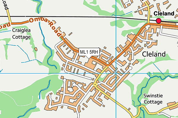 ML1 5RH map - OS VectorMap District (Ordnance Survey) ML1 5RH map - OS VectorMap District (Ordnance Survey)