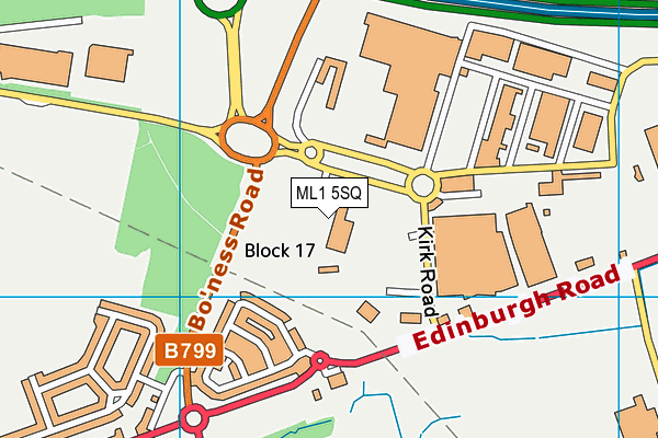 ML1 5SQ map - OS VectorMap District (Ordnance Survey)