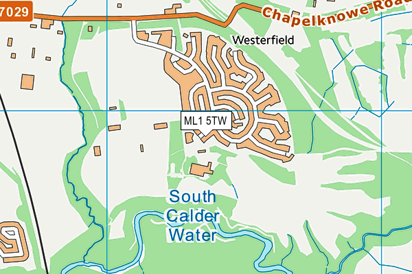 ML1 5TW map - OS VectorMap District (Ordnance Survey) ML1 5TW map - OS VectorMap District (Ordnance Survey)